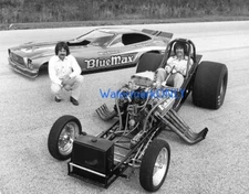 Harry Schmidt Raymond Beadle "Blue Max" 1974 Mustang NITRO Funny Car PHOTO! #3a
