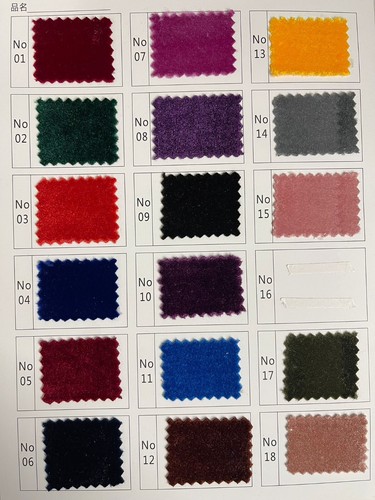 Luxurious Soft Velour Velvet Fabric Plain Print Stretch Dress Craft Material 58" - Picture 158 of 196