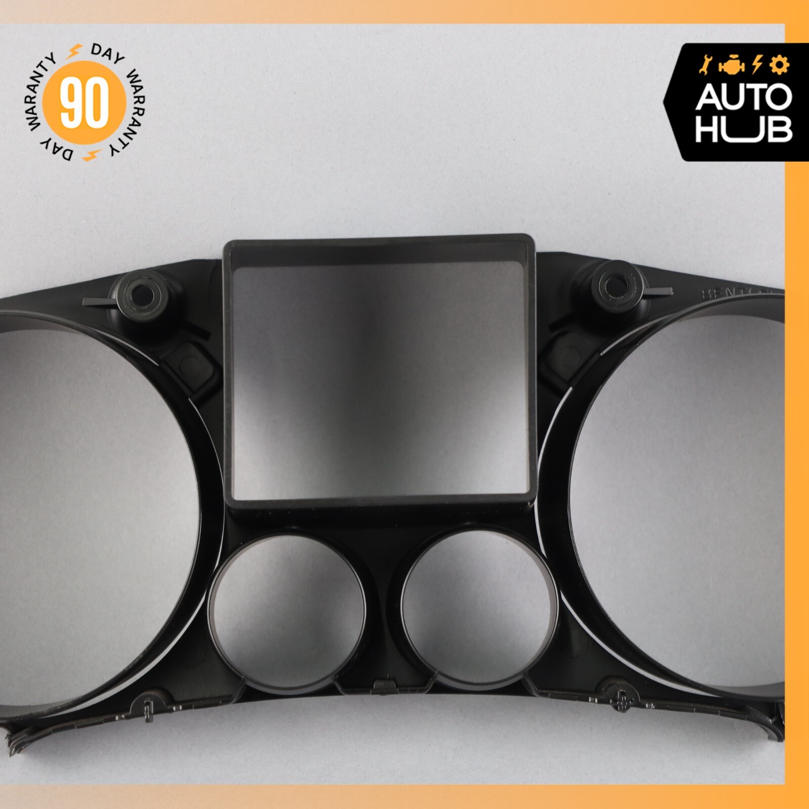 03-13 Bentley Continental GT GTC Instrument Cluster Speedometer Bezel Trim OEM