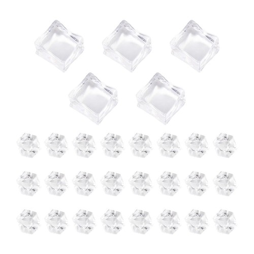 1Set Faux Ice Cubes for Photography Props and Home Decoration