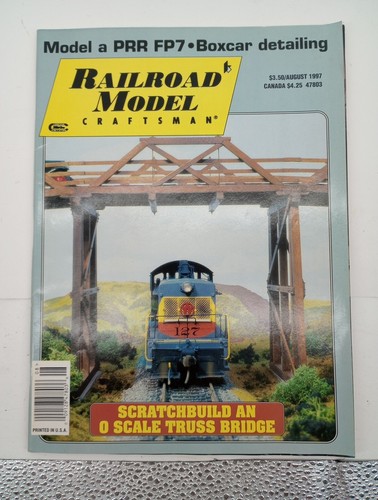 Vintage (3) 1996 ( 3)97 (2)98Railroad Model Craftsman Magazine Lot Of 8 Read - Picture 7 of 9