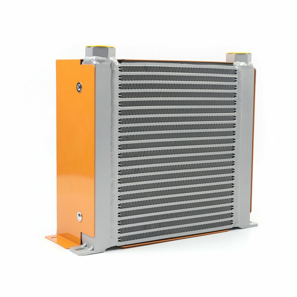 Hydraulic Oil Cooler 12V Fan Cooler Aluminum Hydraulic Radiator Oil