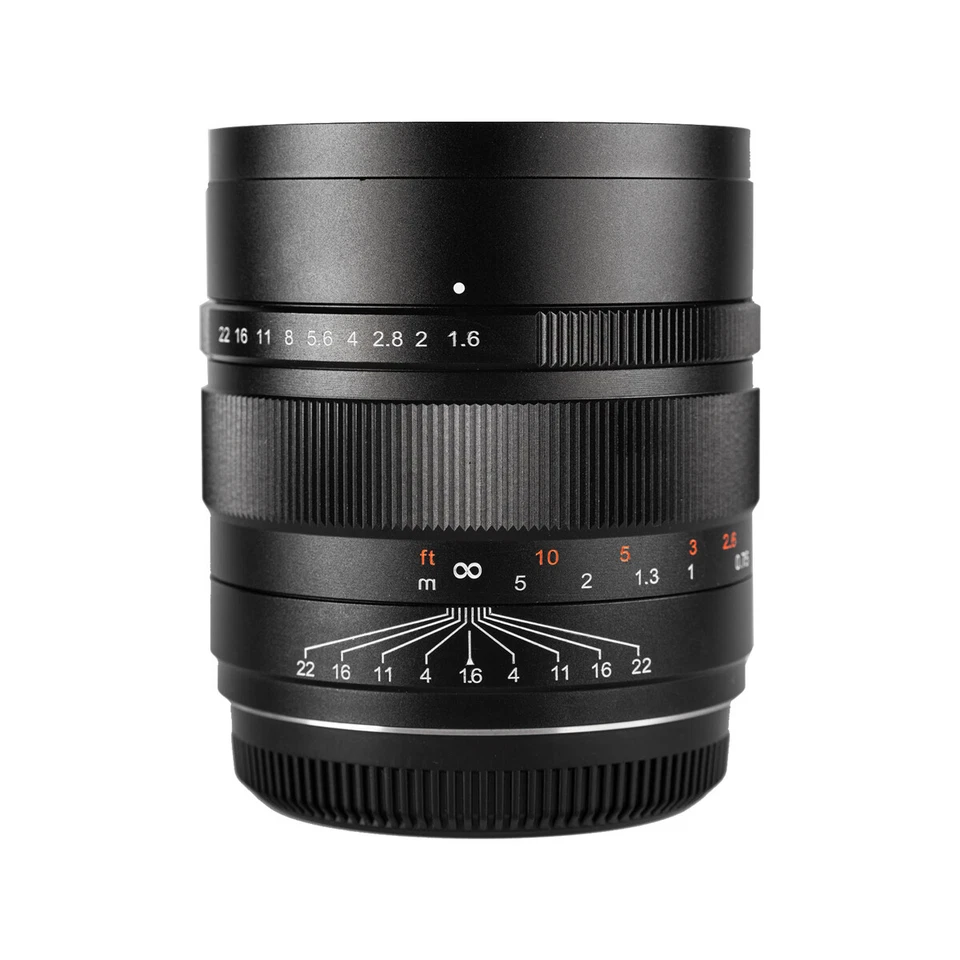 Zhongyi 80mm F1.6 Manual Focus Camera Lens for Hasselblad XCD X2D X1D X1DII DHL - Image 4 of 4