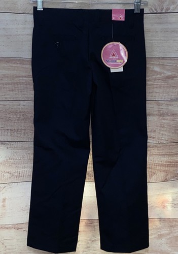 Access School Wear Girls Pants Size 8 Navy Blue Straight Leg NWT LBB76 - Picture 3 of 3