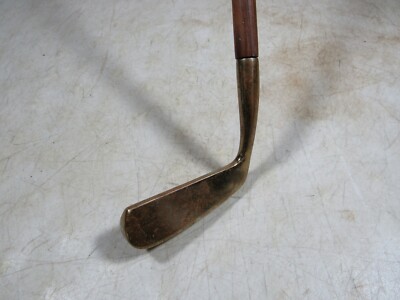ROLLSON 希少✨Masters Golf Design パター USA製 Vintage Brass Head Hickory Wood Shaft Golf Design USA Rollson