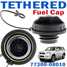 Tethered Replacement Venting Gas Filler Top Fuel Tank Cap Assembly for Toyota