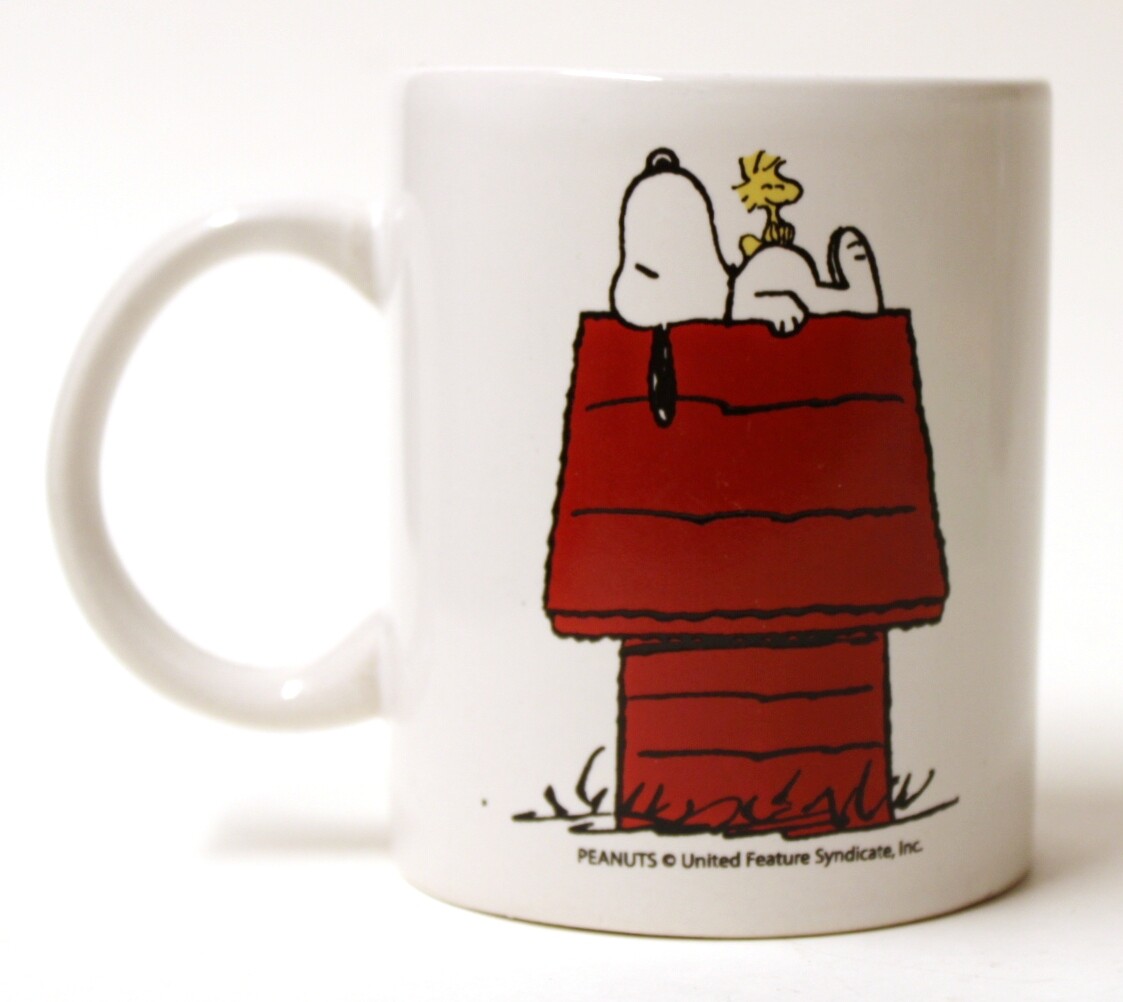 Tasse Mug Snoopy Woodstock En Porcelaine - Logoshirt, Multicolore, Officielle Peanuts