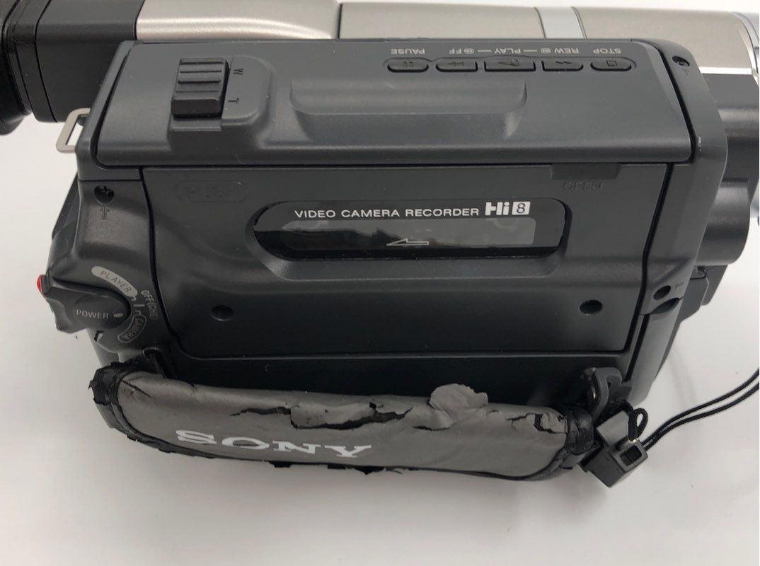 Silver Sony Video Hi8 Handycam Camcorder CCDTRV108 With Cords and
