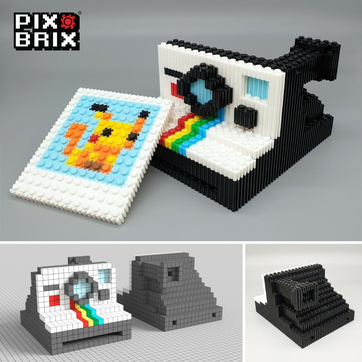 PIX BRIX Pixel Art Set Container 6000 piezas colores surtidos gama media -  Cefa Toys