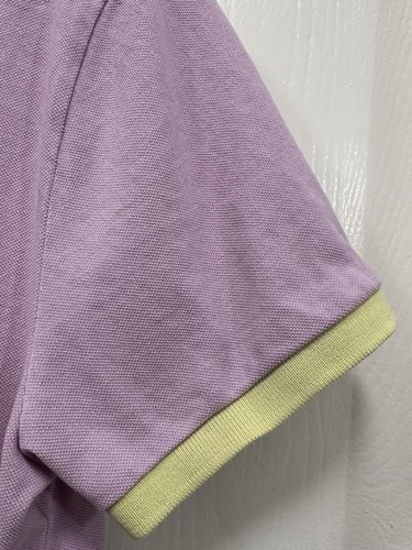 Pari Mens Polo Shirt size L Pink Short Sleeve Preppy Cotton - Bild 6 von 9