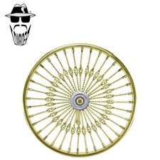 ORIGINAL LOWRIDER 20” Bird Cage Twisted Spoke Rear Wheel 36H 8G Gold 3/8 Axle.