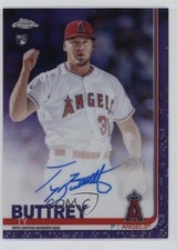 2019 Topps Chrome Rookie Purple Refractor 135/250 Ty Buttrey #RA-TB Auto 0za6