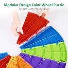 WinSpin 24" Display Prize Wheel Black & Blue Modular Custom Tabletop 12 Slots — photo 4
