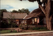 Wilmington Vermont Norton Candle Handiwork House American flag postcard