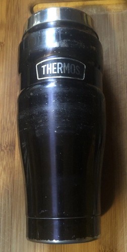 Thermos Stainless Steel Midnight Blue Insulated Tumbler Coffee Travel Tea King**