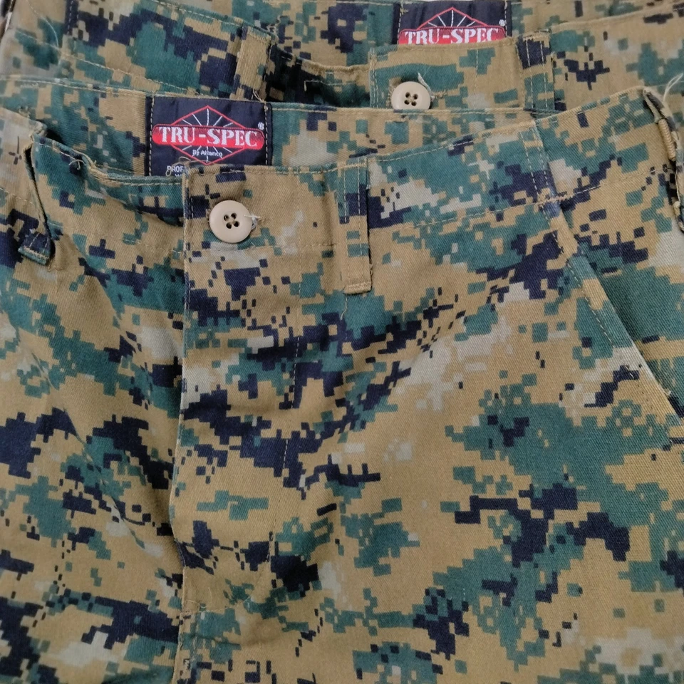 Tru-Spec Professional Grade Digital Camo Pants Set of 2 Adj waist 31/32 35/35 - Image 2 of 4