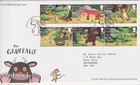 GB Stamps First Day Cover The Gruffalo, book, cartoon, owl, snake, fox SHS 2019