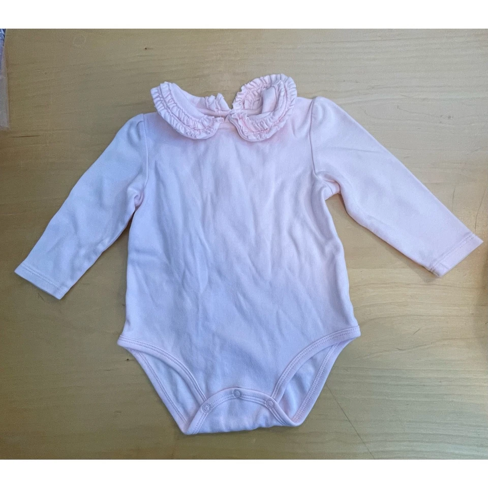 Talbots Niños Mono Vestido Florero Set 12 Meses Púrpura Floral Primavera Foto 4 de 4