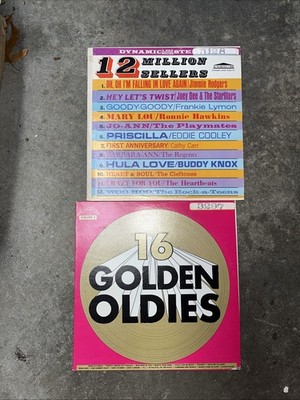 12 MILLION SELLERS COMPILATION+ 16 Golden Oldies LP 12'' VINYL RECORD VG