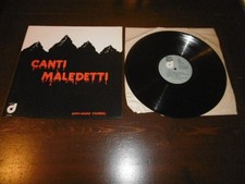 VINILE LP 33 GIRI CANTI MALEDETTI CORO MONTE CAURIOL DUCALE FD 354