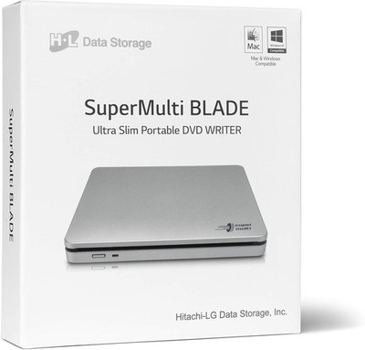 Hitachi-LG Data Storage GP70NS50 SLIM externer DVD-Brenner, silber ! NEU & OVP !