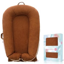 Corduroy Baby Lounger Cover for Dockatot Deluxe   100 Cotton Brown