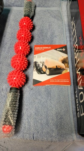 New In BOX Evo 8 Spiral Foam Roller And 5 Ball Massage Stick. Loosen Up Muscles - Picture 3 of 6
