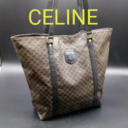 Celine Triomphe Tote Bag MC98/2 PVC Leather Used