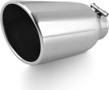 YITAMOTOR 3 to 5 Inch Exhaust Tip, 3" Inlet 5" Outlet 12" Long Stainless Steel