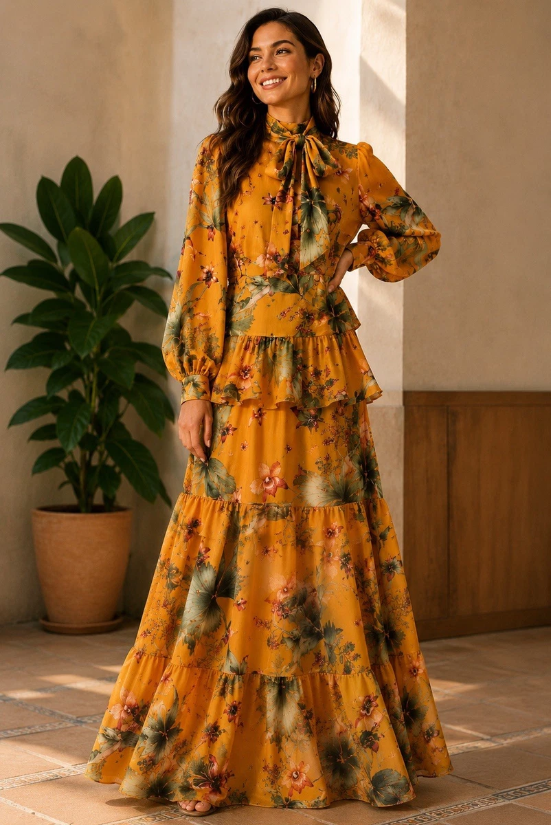 long dresses h and m H&M - Romantic Maxi Dress by H+M