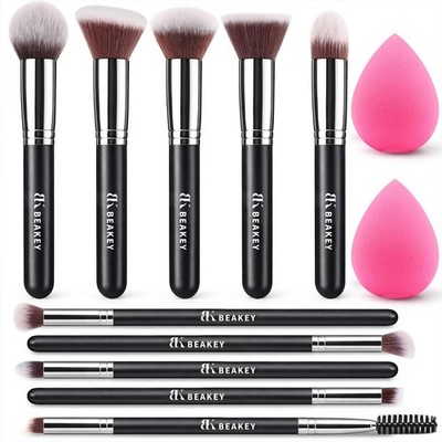 Makeup Brushes Set, Professional Foundation Eyeshadow Concealer Blush Powder ...