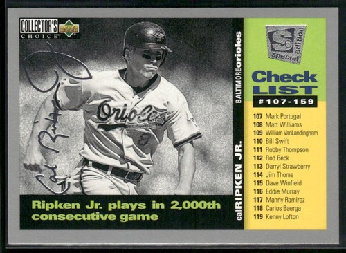 1995 Cal Ripken Jr. [Silver Signature] #263