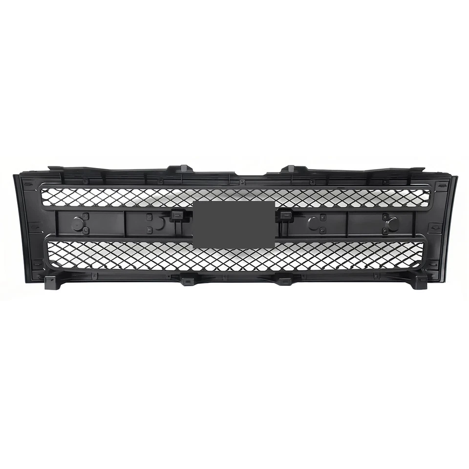 Front Bumper Grille Gloss Black Grill Fit For 2007-2013 Chevrolet Silverado 1500 Foto 4 de 4