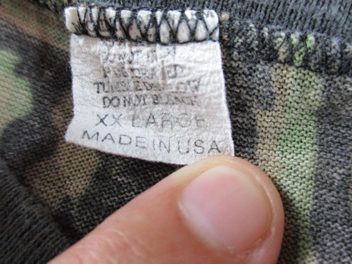 Vintage Realtree Shirt Mens 2XL Camouflage Camo Long Sleeve Made USA Hunting 90s - Picture 7 of 11