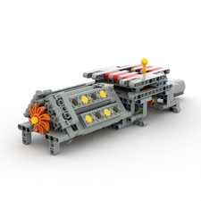 V16 Engine And 6 Gearbox With Reverse Block Building Block