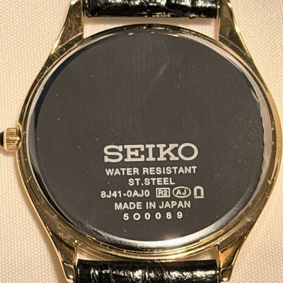 Seiko Dolce 8J41-0AJ0 Crocodile Leather Strap | eBay
