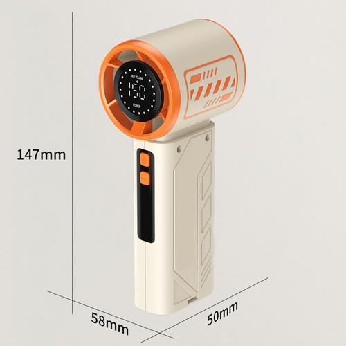 Tragbarer Ventilator mit 150 Geschwindigkeitsoptionen und 3600mAh Akku für län - Zdjęcie 11 z 15