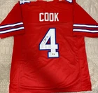 NFL James Cook #4 Autographed Buffalo Bills Jersey Beckett Authenticated