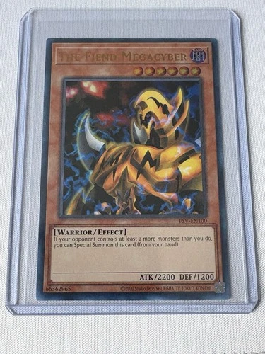 Yugioh The Fiend Megacyber PSV-EN100 Ultra Rare 25th Anniversary