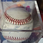 Reggie Jackson Yankees Signed Baseball in Display Cube, Not Authenticated