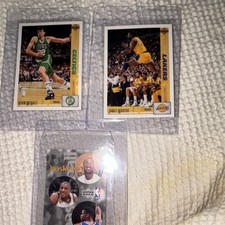 Upper Deck NBA Basketball Card Lot Kevin McHale James Worthy Kobe Bryant Sticker