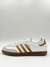 Adidas Men's Samba OG Multiple Sizes White/Tan JH8796 