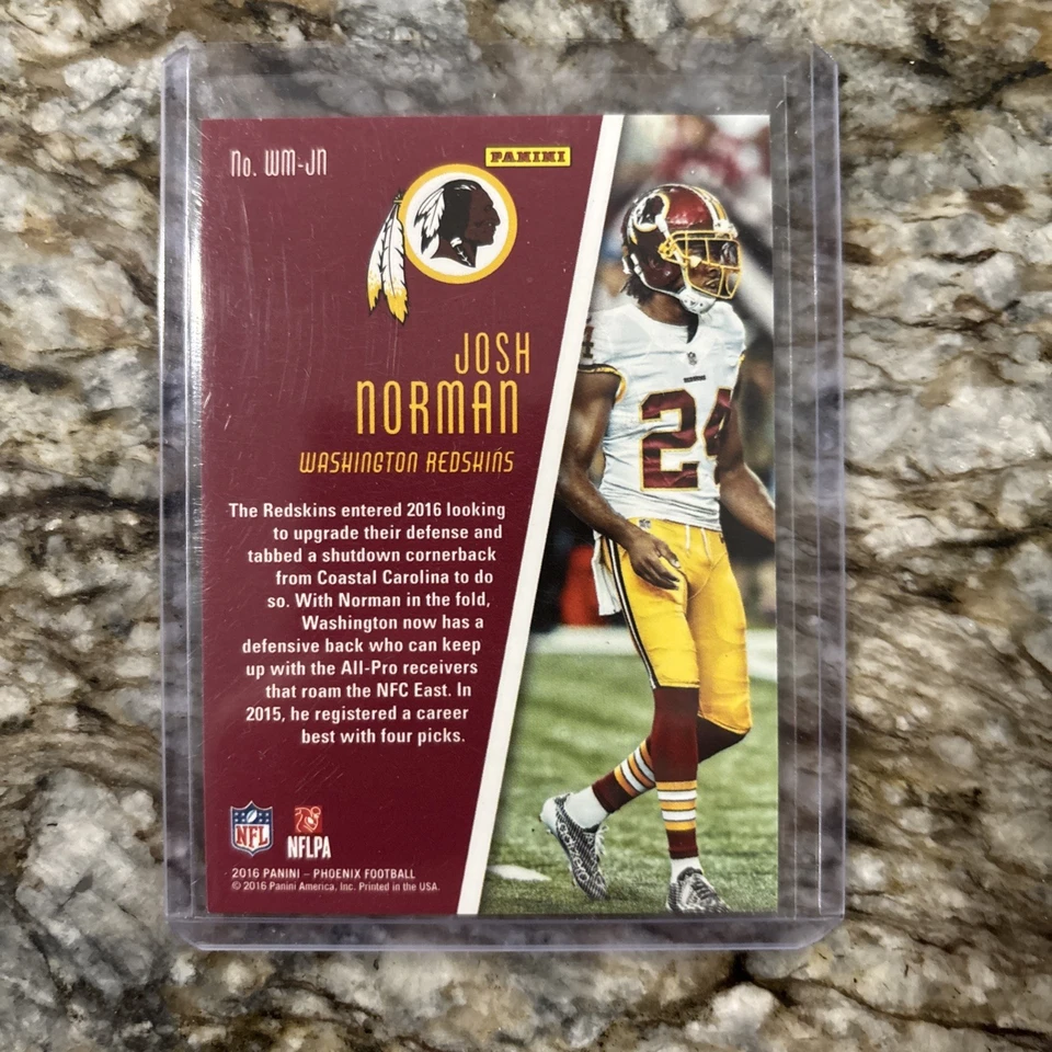 Josh Norman 2016 Panini Phoenix Watchmen Red #/399 Washington Redskins - Image 2 of 2