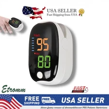 Finger Tip Pulse Oximeter Meter SpO2 Oxygen Saturation rate Heart Blood Monitor