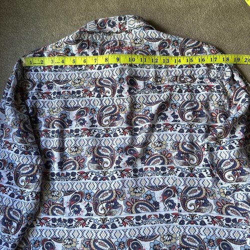 Wrangler Top Woman’s Size 16 Paisley Button Up Long Sleeve - Bild 17 von 23