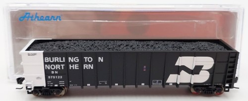 Góndola Athearn ATH3828 N Burlington Northern Thrall High Side #575122 con carga | Condition: Used