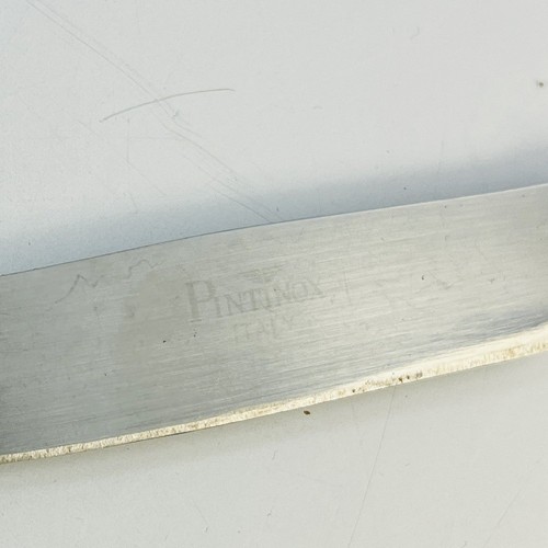 Pinti Inox Menù Posate 18 pz Coltello Forchette Cucchiaio Plastica Acciaio Inox Anni 80 - Foto 14 di 16