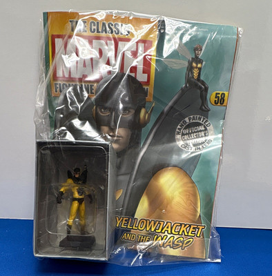 Eaglemoss Classic Marvel Figurine Collection Yellowjacket & Wasp #58 1:21