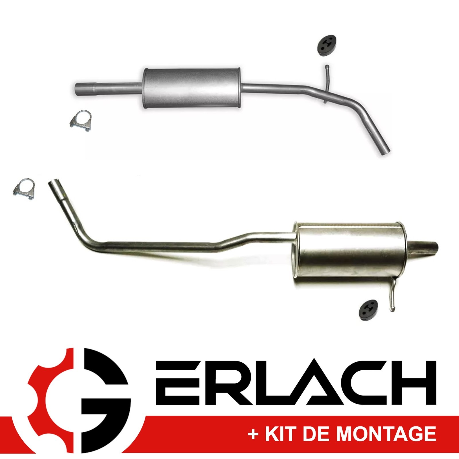 Silencieux d'échappement pour Dacia Sandero 1.2i berline essence