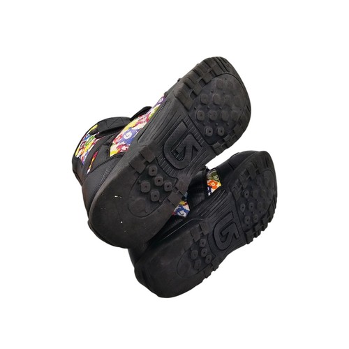 Burton Grom Kids Snowboard Boots Shoe - Size 4 Black Multicolor - Picture 6 of 6
